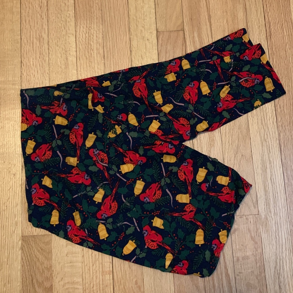 NWOT LuLaRoe TC2 leggings with birds and bells
